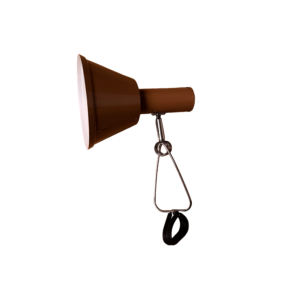 Brown Clip Lamp