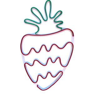 Strawberry Neon Light