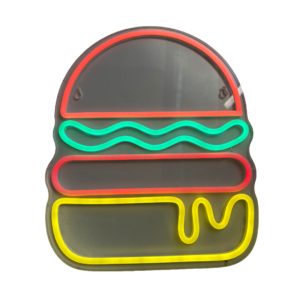 Burger Neon Light