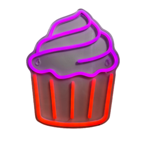 Cupcake Neon Light