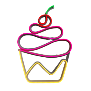 Cherry Cupcake Neonlight