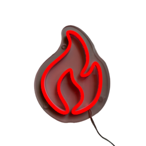 Flame Neon Light